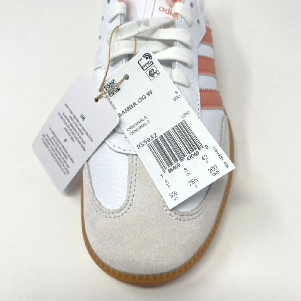 adidas Originals Samba OG White/Clay/White Size Various - Picture 12 of 15
